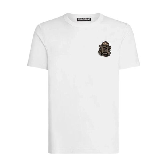 Dolce & Gabbana Men T-Shirt With Embroidery